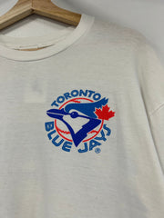 Vintage 90's Toronto Blue Jays Honeycomb White Tee