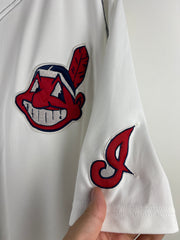 Vintage MLB Nike Cleveland Indians Hafner White Baseball Jersey