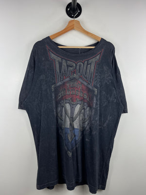 Vintage Y2K Tapout Team Mousasi Black Tee