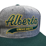 Vintage 90s Starter Alberta University Tailsweep Melton Wool Snapback Hat