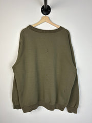 Vintage 90's Carhartt Spellout Olive Crewneck