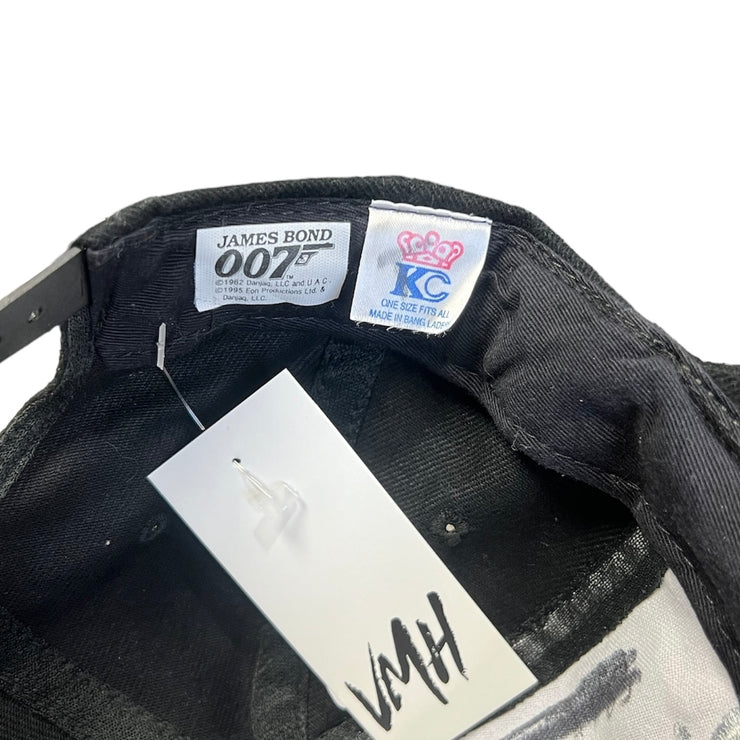 Vintage 1995 James Bond 007 Video Game Black Snapback Hat