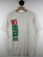 Vintage 90s Mountain Dew Get Vertical White Tee