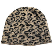 Vintage Y2K ED Hardy Tiger Leopard Print Beanie