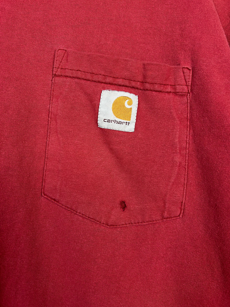 Vintage Carhartt Pocket Red Tee