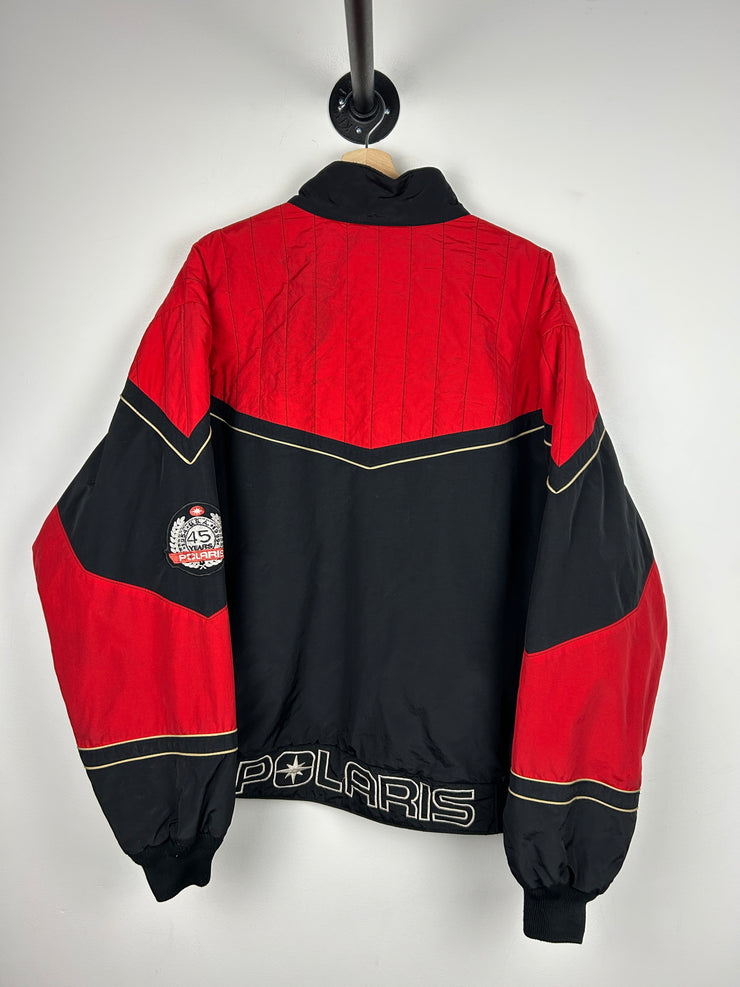 Vintage 90s Polaris 45 Years Red & Black Jacket