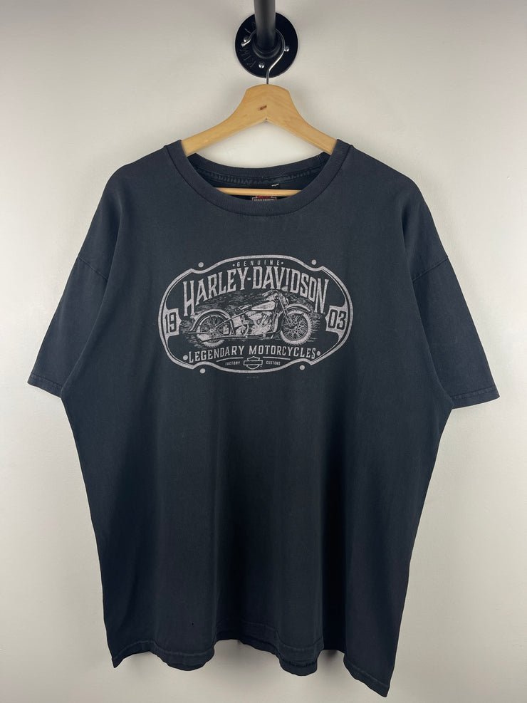 Vintage Harley Davidson Richmond Hill Black Tee