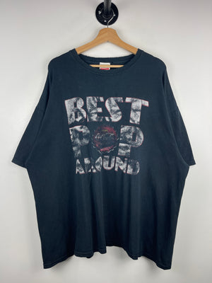 Vintage Coca Cola Best Pop Around Faded Black Tee
