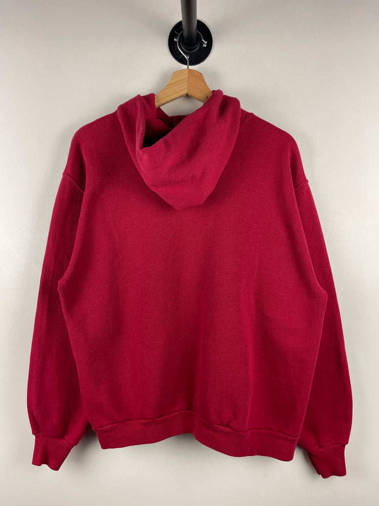 Vintage 80s Russell Athletic Oakton Basketball Burgundy Hoodie