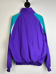 Vintage 90's Mobil 1 Racing Green & Purple Windbreaker