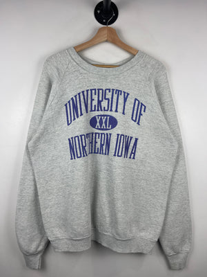 Vintage 90s University Of Northern Iowa Grey Crewneck
