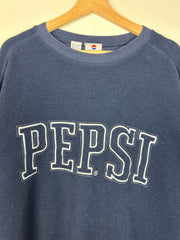 Vintage 90's Pepsi Fleece Navy Crewneck