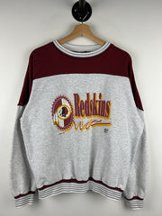 Vintage 90s NFL Washington Redskins Grey & Maroon Crewneck
