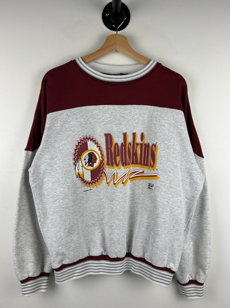 Vintage 90s NFL Washington Redskins Grey & Maroon Crewneck