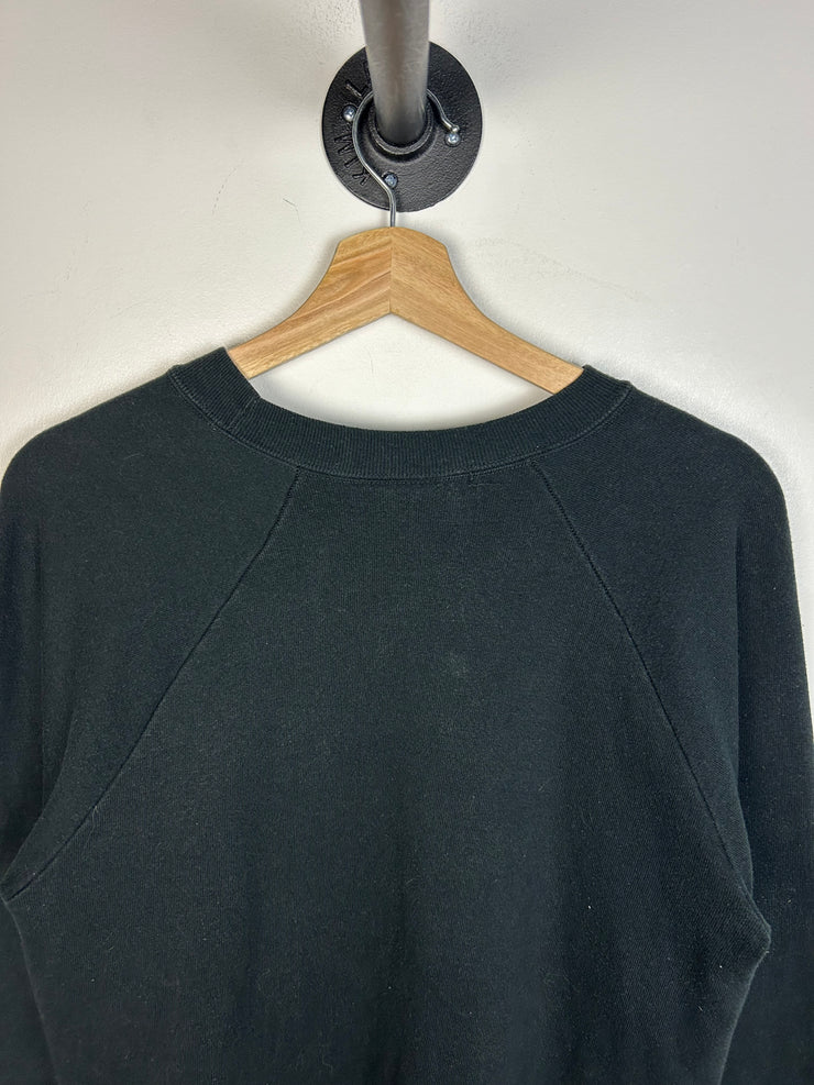 Vintage 80s Guess Products Black Crewneck