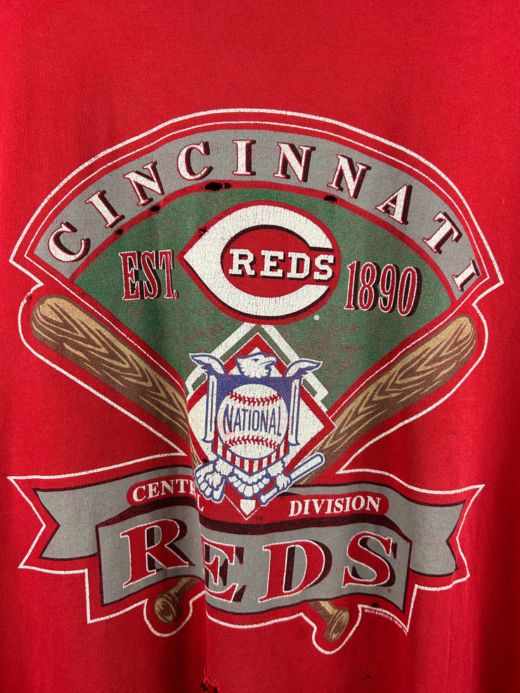 Vintage 90s MLB Cincinnati Reds Red Tee