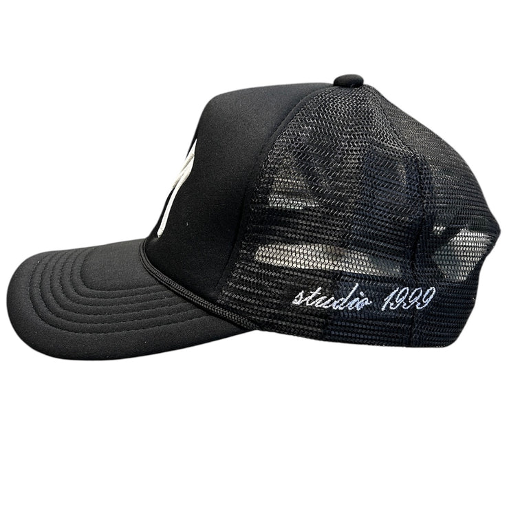 Studio 1999 NY Black Trucker Hat