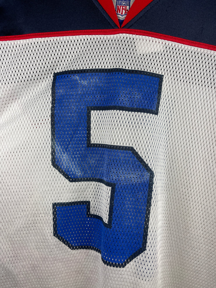 Vintage NFL Reebok Buffalo Bills Edwards White Football Jersey