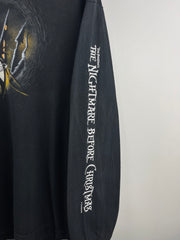 Vintage 90s Disney The Nightmare Before Christmas Black Long Sleeve