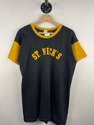 Vintage 70s Mason St Nicks Bllack & Yellow True Vintage Jersey