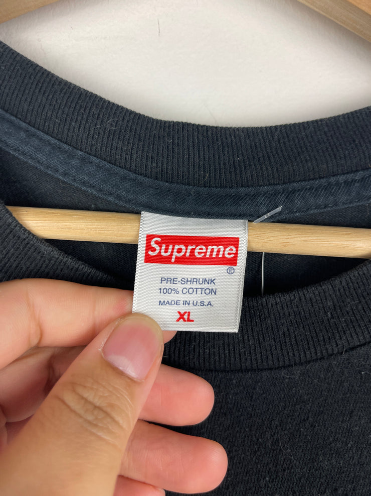 Supreme FW19 San Francisco Box Logo Black Tee