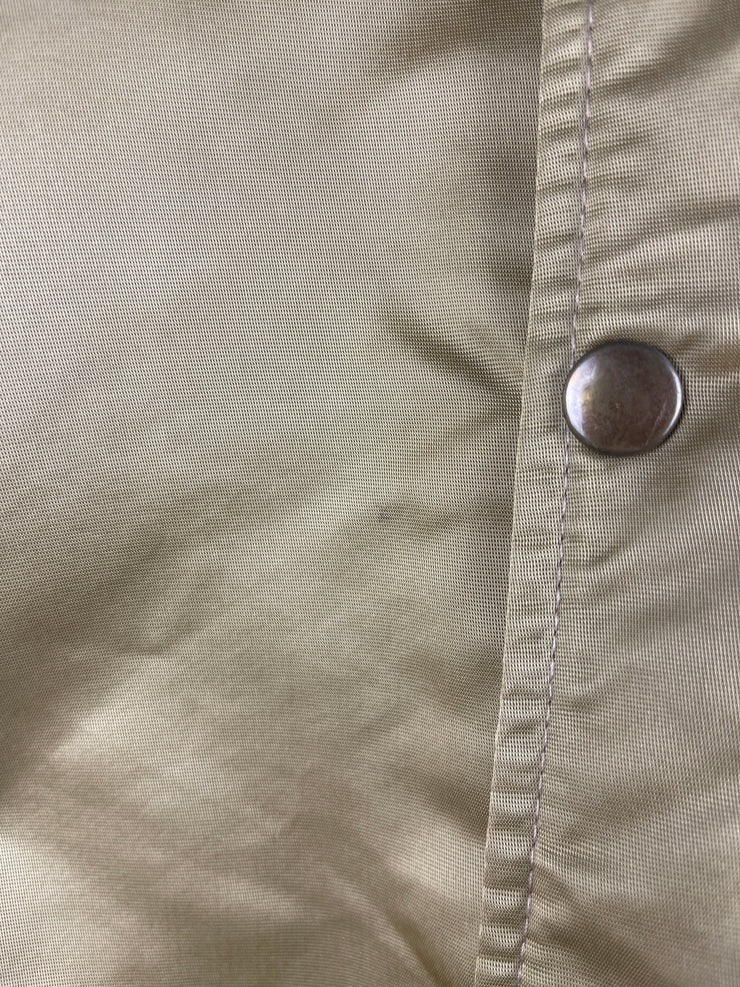 Vintage 90s NFL Starter San Francisco 49ers Gold Satin Varsity Jacket