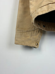 Vintage 90's Carhartt Faded Beige Detroit Cropped Jacket