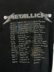 Vintage Y2K Metallica Summer Sanitarium Tour Black Tee