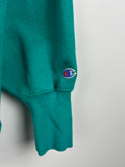 Vintage 90s Champion Reverse Weave Wisconsin Teal Crewneck