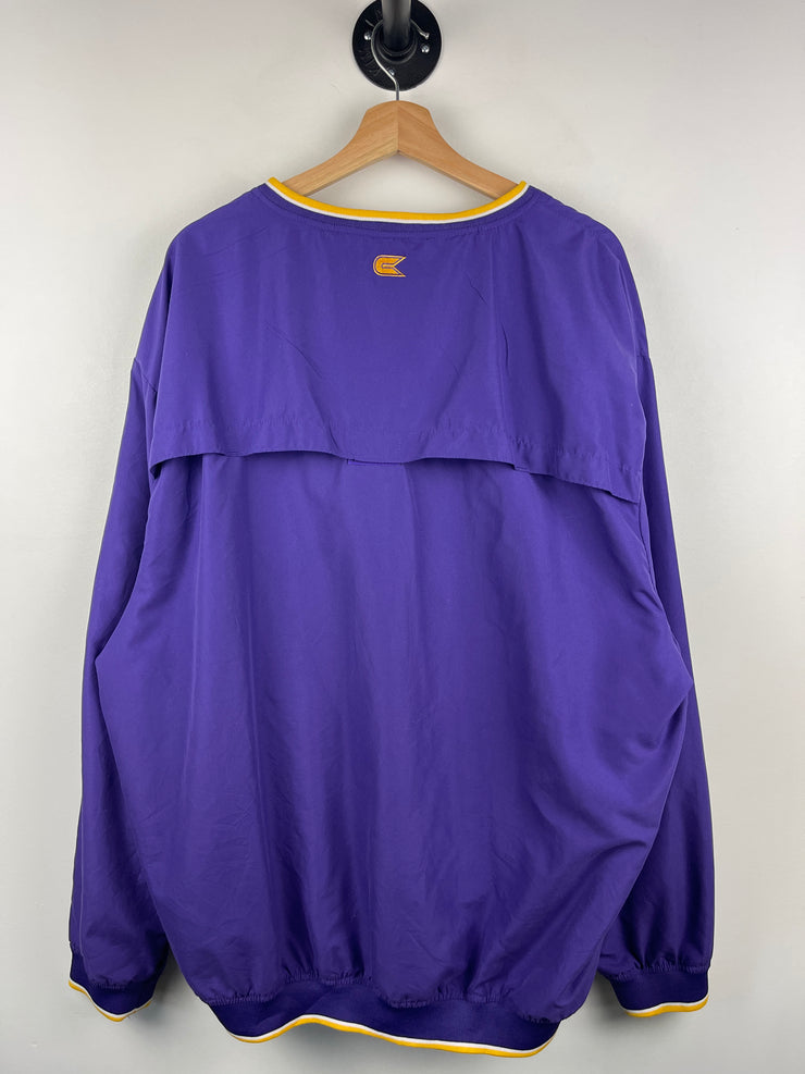 Vintage Colosseum Athletics LSU Tigers Purple Pullover Windbreaker