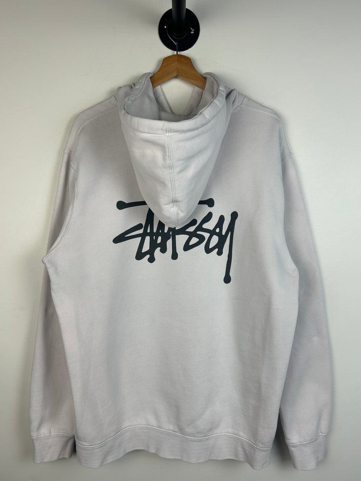 Stussy Script White Hoodie