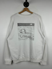 Kaws Swimming Cream Crewneck