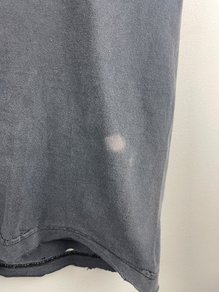 Vintage West Coast Choppers Motorcycle Long Beach Thrashed Black Tee