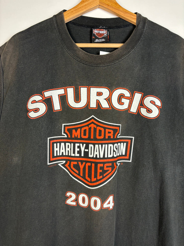 Vintage 2004 Harley Davidson Sturgis Black Tank Top