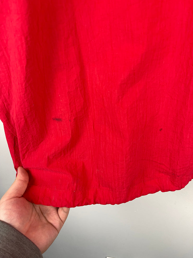 Vintage 90s Marlboro Country Store Red Pullover Windbreaker