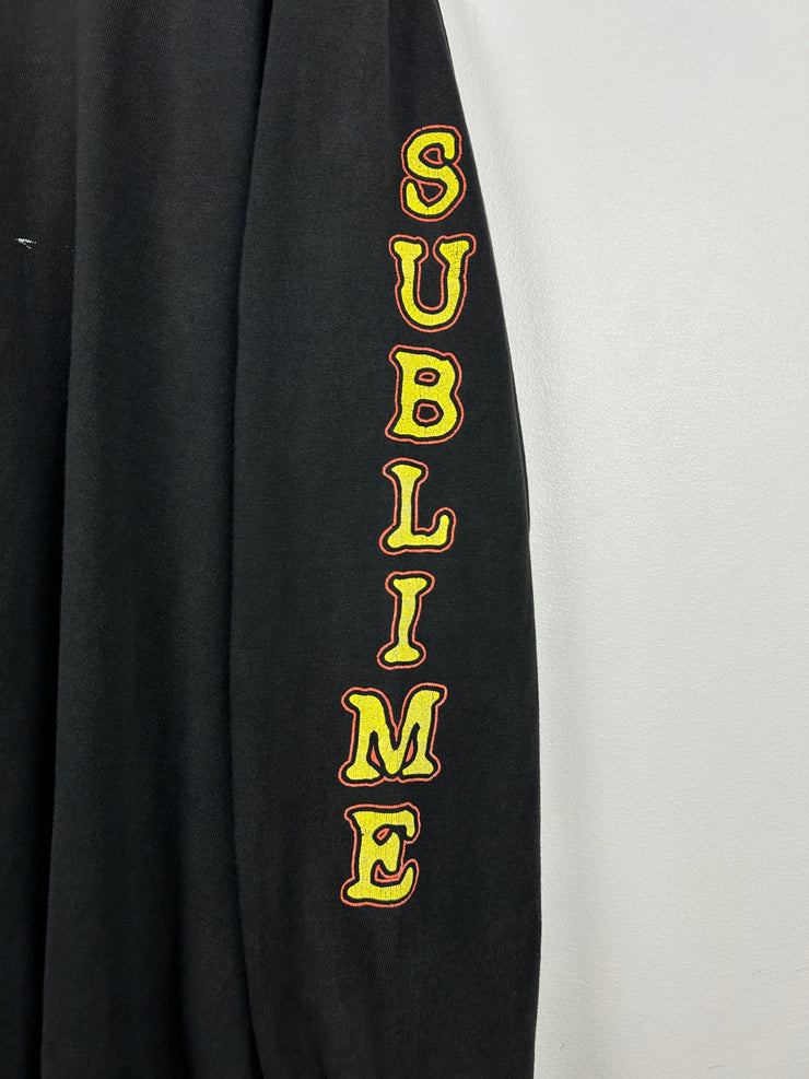Vintage 2004 Sublime Mermaid Spellout Black Long Sleeve