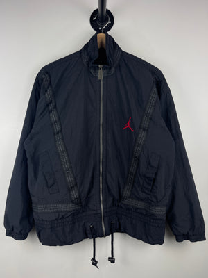 Vintage 90s Nike Jordan Black Windbreaker