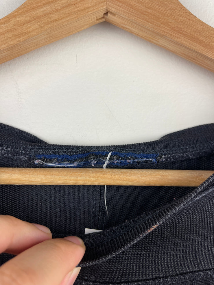 Vintage 90s Labatt Blue Beer Black Long Sleeve Jersey