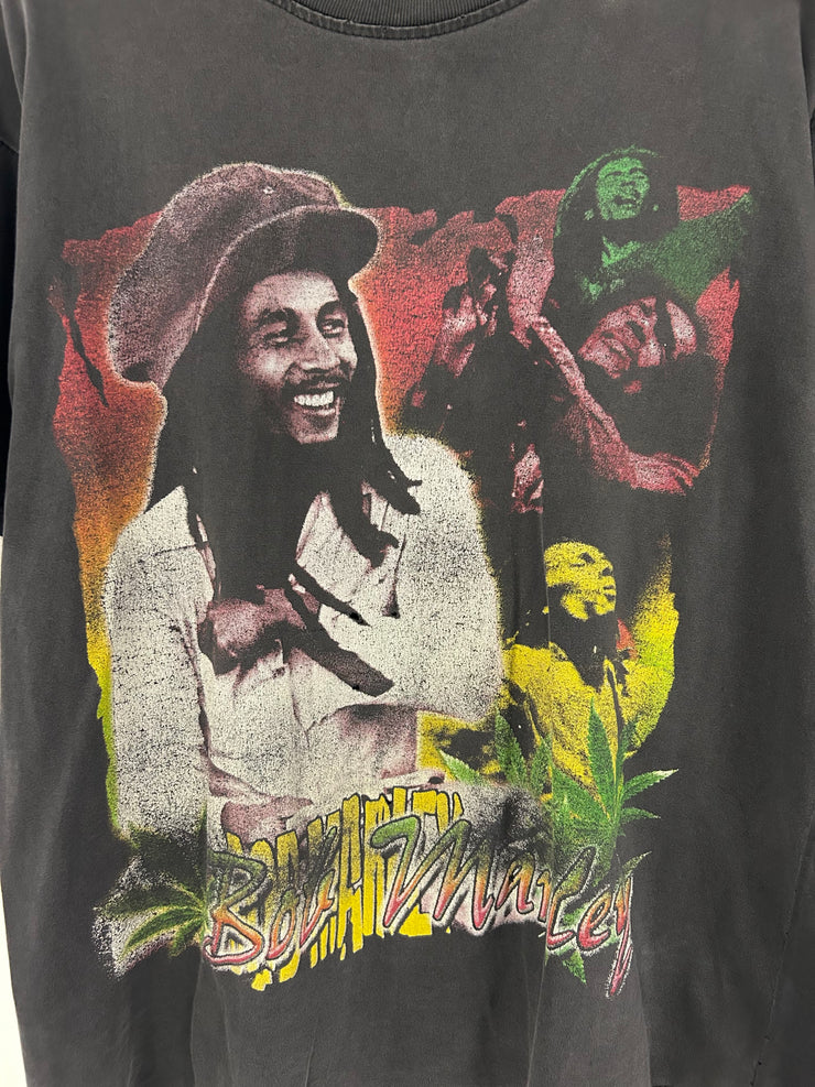 Vintage Bob Marley Faded Black Tee