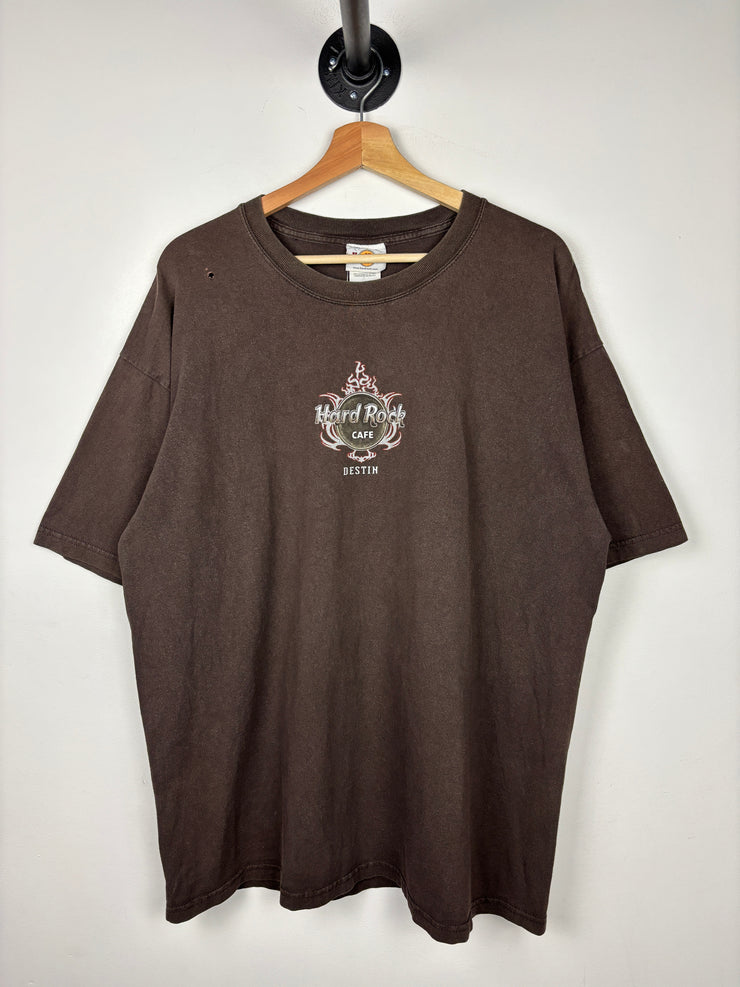Vintage Hard Rock Café Desin Brown Tee