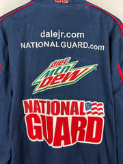 Vintage Nascar Jeff Hamilton Jr Nation National Guard Navy Racing Jacket