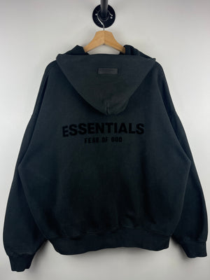 Fear Of God Essentials Stretch Limo Black Hoodie