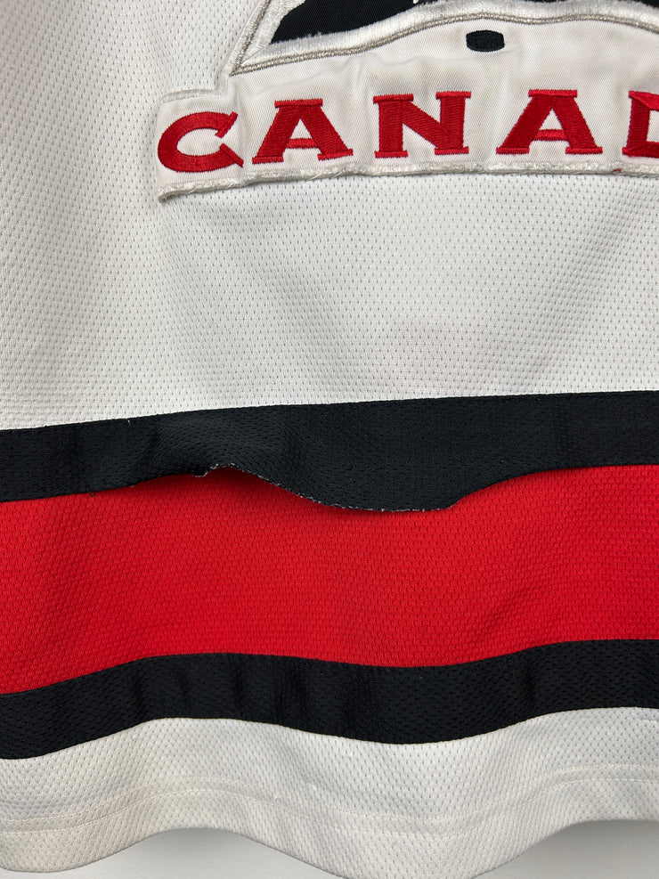 Vintage Nike Team Canada White Hockey Jersey