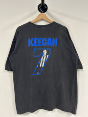 Vintage 90's Kevin Keegan Football Black Rap Tee