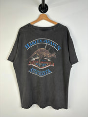 Vintage 90's Harley Davidson Australia Kangaroo Black Tee