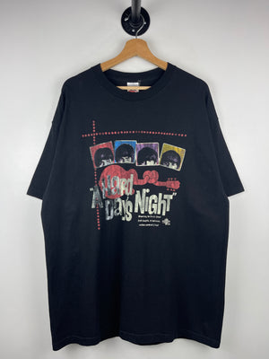 Vintage 2004 The Beatles A Hard Days Night Movie Promo Black Tee