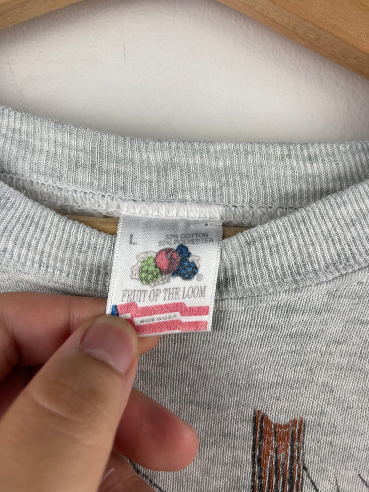 Vintage 90s Hunting Things You See When You Don’t Have A Gun Grey Crewneck