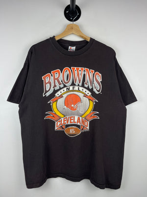 Vintage 90s NFL Cleveland Browns Brown Tee