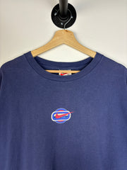 Vintage 90's Nike Spellout Navy Tee