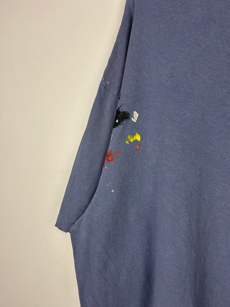 Gallery Dept. Logo Hand Painted Faded Navy Tee